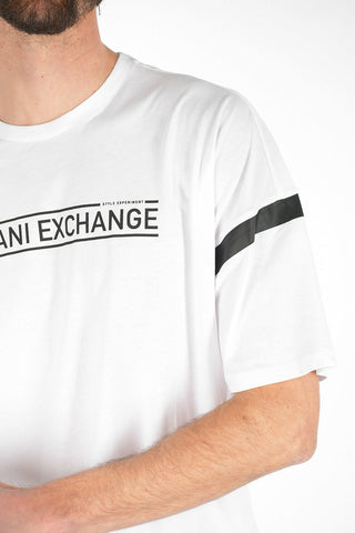 ARMANI EXCHANGE Logo-Print Boxy Fit T-shirt