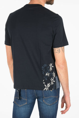 ARMANI EXCHANGE Floral-Print Detail T-shirt