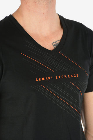ARMANI EXCHANGE Logo-Print Slim Fit T-shirt