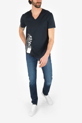 ARMANI EXCHANGE Side Logo-Print Jersey T-shirt