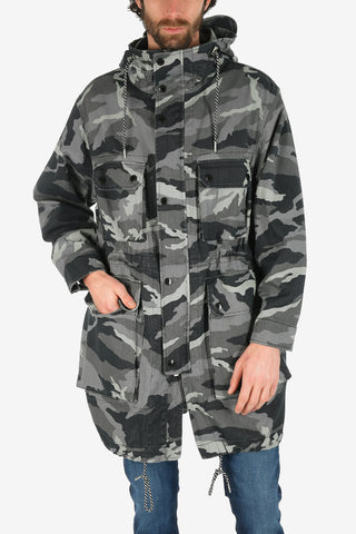 ARMANI EXCHANGE Camouflage Utility Jacket with Hood