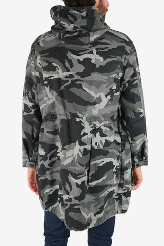 ARMANI EXCHANGE Camouflage Utility Jacket with Hood