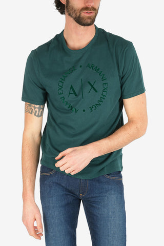ARMANI EXCHANGE Logo Velvet T-shirt