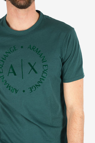 ARMANI EXCHANGE Logo Velvet T-shirt