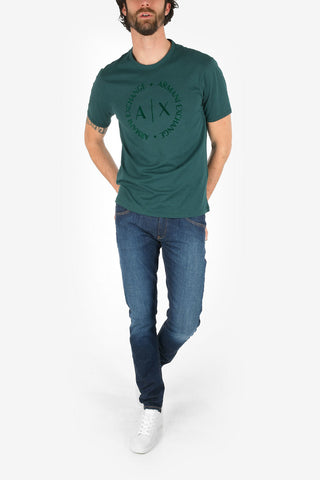 ARMANI EXCHANGE Logo Velvet T-shirt