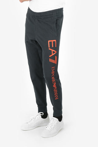 EA7 EMPORIO Jogger Pants with Side Logo-Print