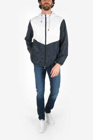 ARMANI EXCHANGE Hooded Jacket with zip Front Closure