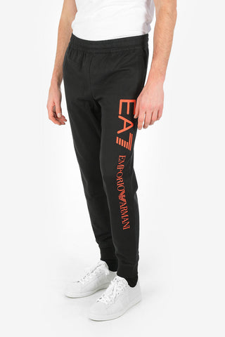 EA7 EMPORIO Jogger Pants with Side Logo-Print