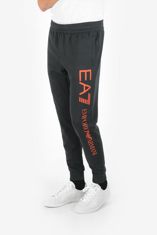 EA7 EMPORIO Jogger Pants with Side Logo-Print