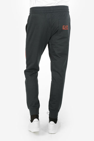 EA7 EMPORIO Jogger Pants with Side Logo-Print