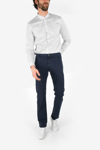ARMANI JEANS 20cm Mid Waist Straight Fit Jeans
