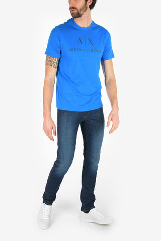ARMANI EXCHANGE Logo-Print Slim Fit T-shirt