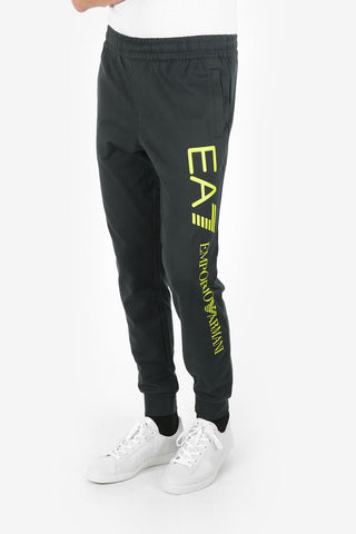 EA7 EMPORIO Jogger Pants with Side Logo-Print