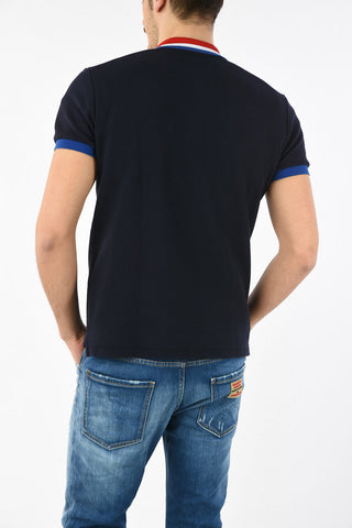 3 Button Polo with Print-Logo