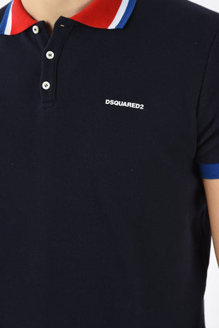 3 Button Polo with Print-Logo
