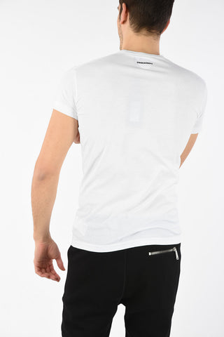 slim fit T-shirt with printed logo