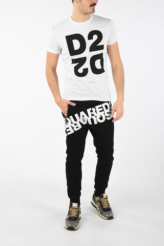 slim fit T-shirt with printed logo