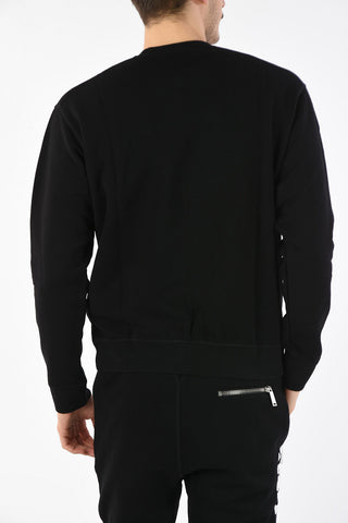 ICON Brushed Cotton COOL FIT Crew-Neck Sweatshirt with Logo-print