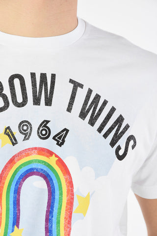 Rainbow Twins-Print COOL FIT T-shirt