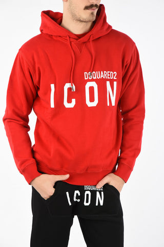 ICON Logo-Print COOL FIT Sweatshirt with Hood