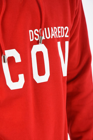 ICON Logo-Print COOL FIT Sweatshirt with Hood