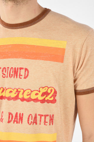 Printed FAT DAN FIT T-shirt