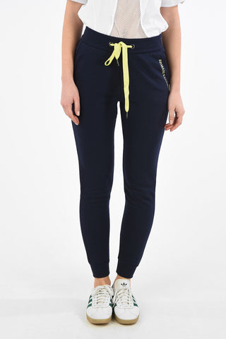 ARMANI EXCHANGE Pantalone Jogger in Cotone Garzato con Elastico alla Caviglia	
