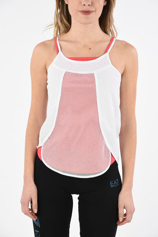 ARMANI EXCHANGE Openwork Tank Top