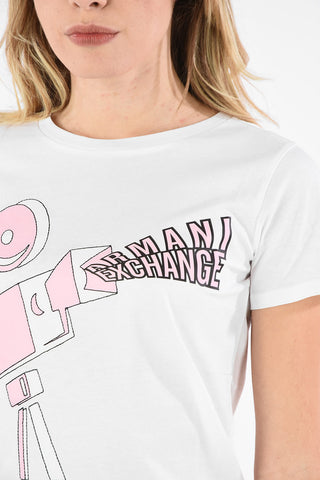 ARMANI EXCHANGE Jersey T-shirt with Print