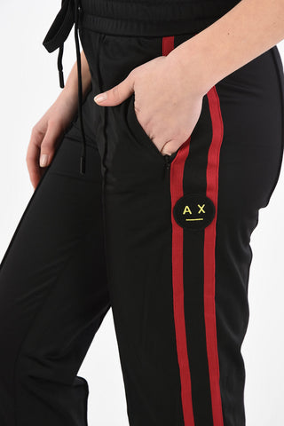 ARMANI EXCHANGE Single Pleat Piping Jogger Pants