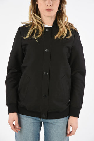 ARMANI EXCHANGE Dragon Embroidery Back Bomber With Snap Buttons