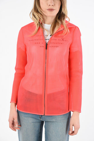 ARMANI EXCHANGE Giubbotto con Interno Openwork e Cappuccio