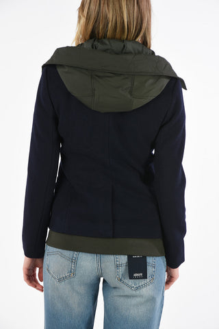 ARMANI EXCHANGE Double Breasted Blazer with Padded Inner