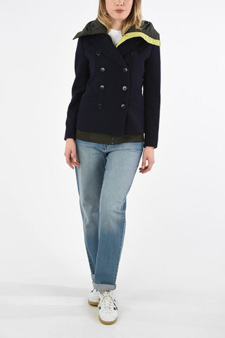 ARMANI EXCHANGE Double Breasted Blazer with Padded Inner