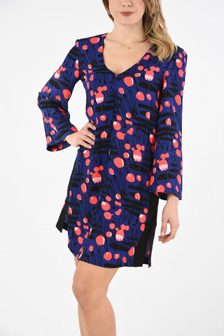 ARMANI EXCHANGE abstract print Flared Dress