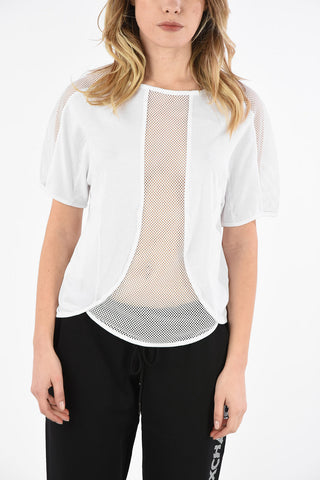 ARMANI EXCHANGE Openwork Jersey T-shirt