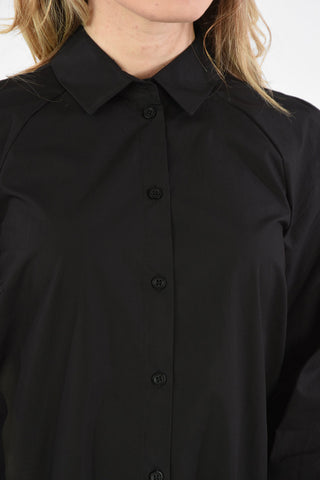 ARMANI EXCHANGE Mini Shirtdress with Poet Sleeve