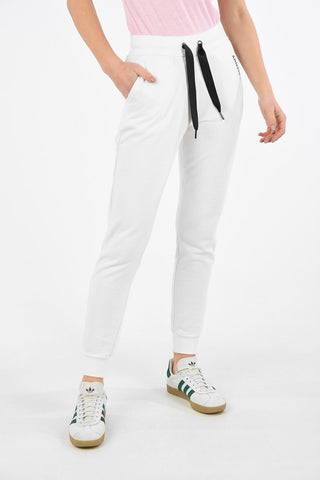 ARMANI EXCHANGE Brushed Cotton Jogger Pants with Elastic Ankle Band