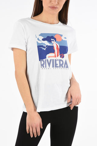 ARMANI EXCHANGE Riviera-Print T-shirt