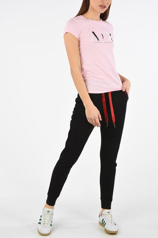 ARMANI EXCHANGE Brushed Cotton Jogger Pants with Elastic Ankle Band