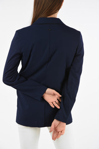 ARMANI EXCHANGE Center Vent Blazer With Flap Pockets