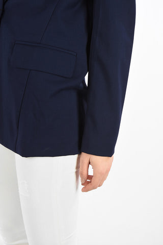 ARMANI EXCHANGE Center Vent Blazer With Flap Pockets