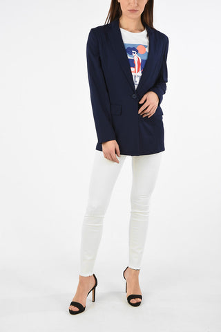 ARMANI EXCHANGE Center Vent Blazer With Flap Pockets