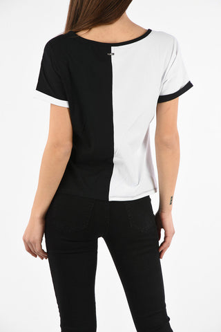 ARMANI EXCHANGE Two-Tone Jersey T-shirt