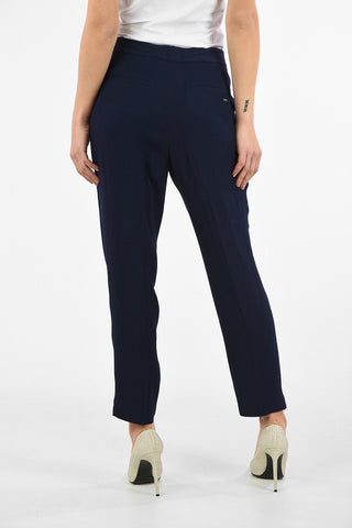 ARMANI EXCHANGE High Waist Cropped Single Pleat Pants