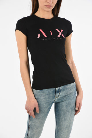 ARMANI EXCHANGE Glitter Logo T-shirt