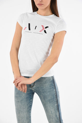ARMANI EXCHANGE Glitter Logo T-shirt