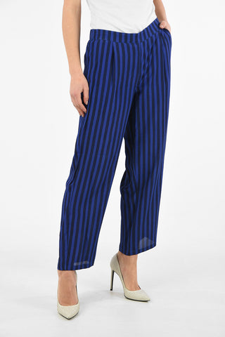 ARMANI EXCHANGE Drawstring Striped Palazzo Pants