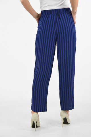 ARMANI EXCHANGE Drawstring Striped Palazzo Pants