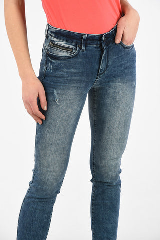 ARMANI EXCHANGE Mid Rise Cropped J105 Skinny Fit Jeans